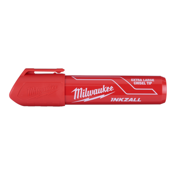 Milwaukee INKZALL™ (12) Extra Large Chisel Tip Red Marker
