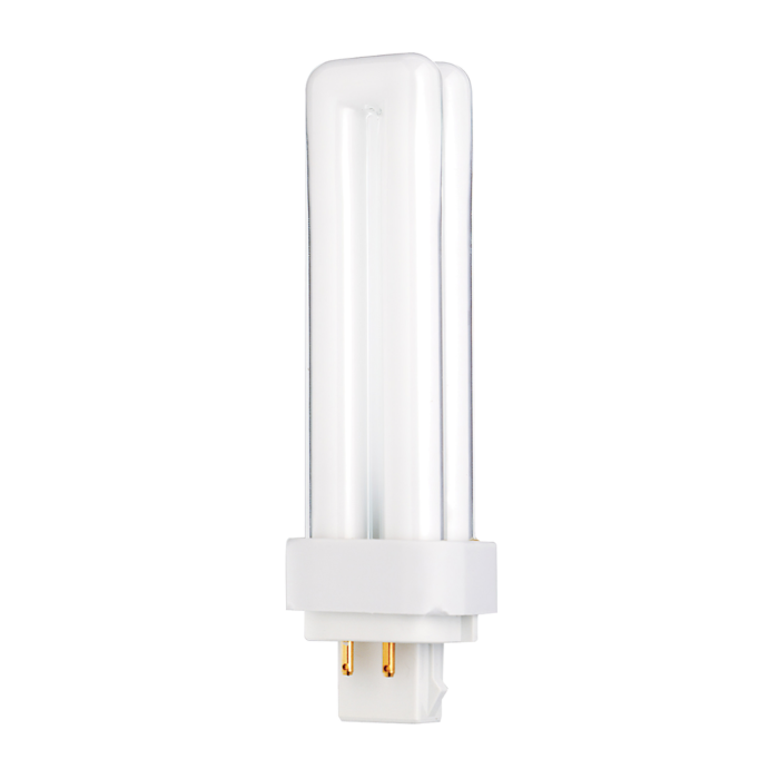 Satco 13 Watt - pin-based Compact Fluorescent - 4100K - 82 CRI - G24Q-1 (4-Pin) base
