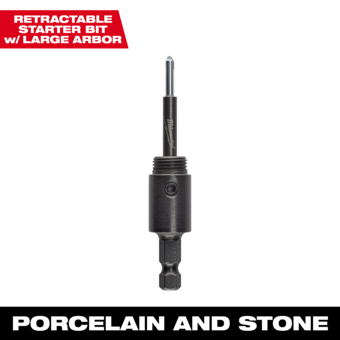 Milwaukee Arbor with Retractable Starter Bit