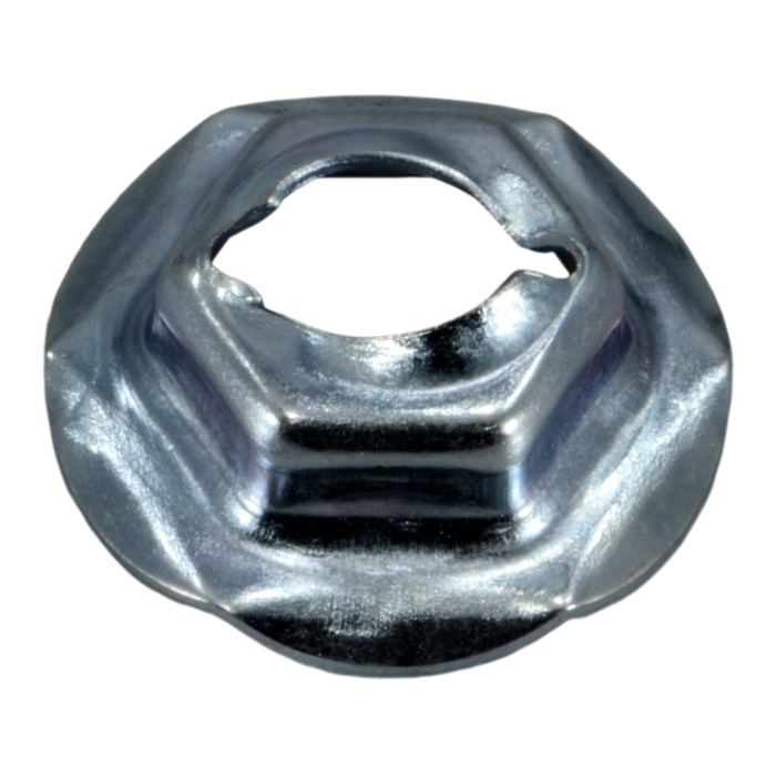Hex Fl TC Nut Zn, 6.3mm x 18mm