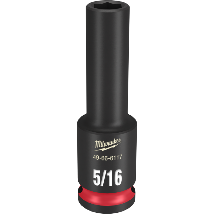 Milwaukee SHOCKWAVE™ Impact Duty 3/8" Drive 5/16" Deep 6 Point Socket