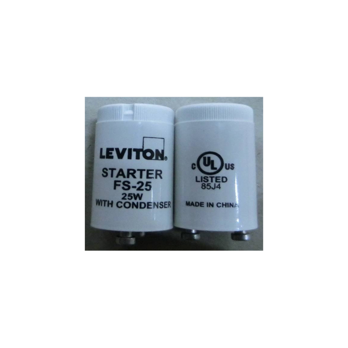 Leviton Fluorescent starter; FS-25.