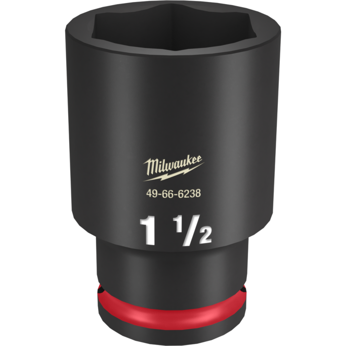 Milwaukee SHOCKWAVE™ Impact Duty 1/2" Drive 1-1/2" Deep 6 Point Socket