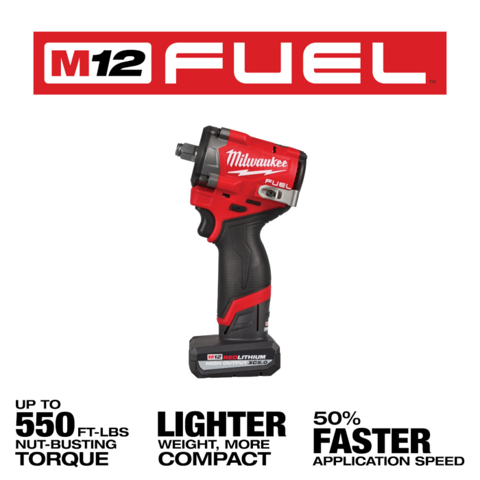 Milwaukee M12 FUEL™ Stubby 1/2