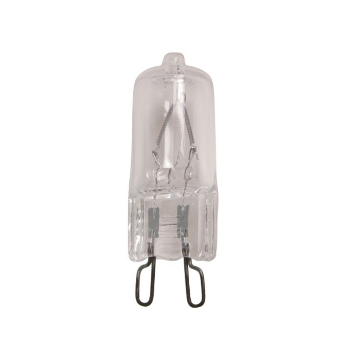 Satco 40 Watt - Halogen - T4 - Clear - 2000 Average rated hours - 500 Lumens - Double Loop base - 120 Volt