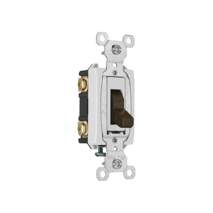 Pass & Seymour Hard Use Specification Grade Switch, Brown
