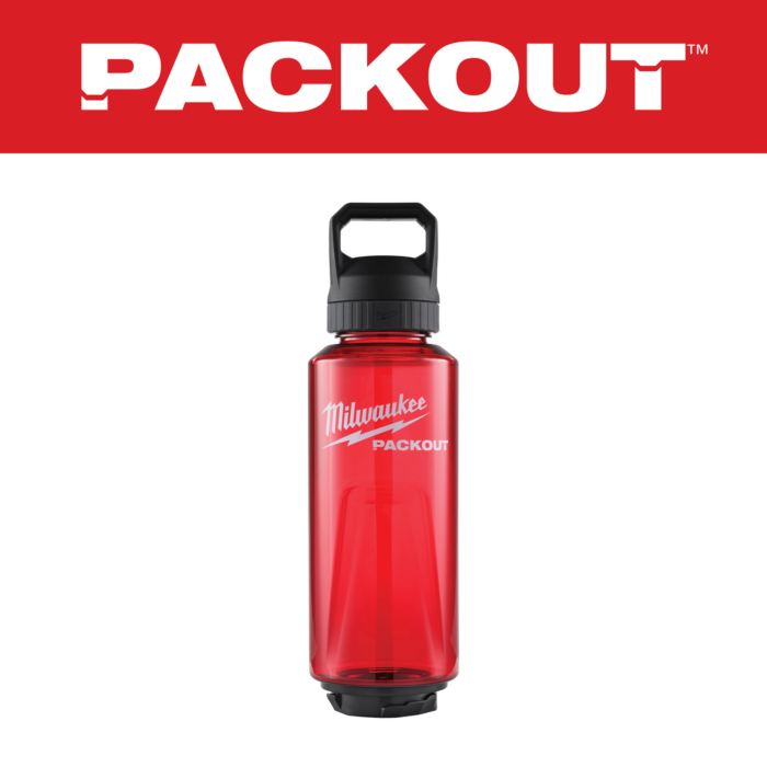 Milwaukee PACKOUT™ Bottle w/ Chug Lid (Red) 48 oz