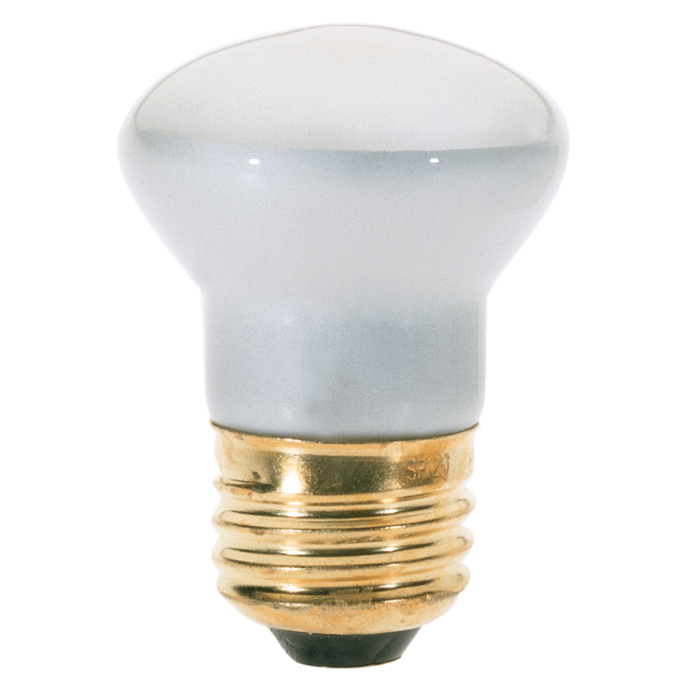 Satco 40 Watt R14 Incandescent - Frost - 1500 Average rated hours - 280 Lumens - Medium base - 120 Volt - Carded
