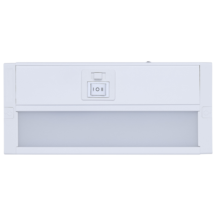 Satco 5 Watt - 8 Inch LED White Under Cabinet Light - 3K/4K/5K CCT Selectable - 50000 Hours - White Finish