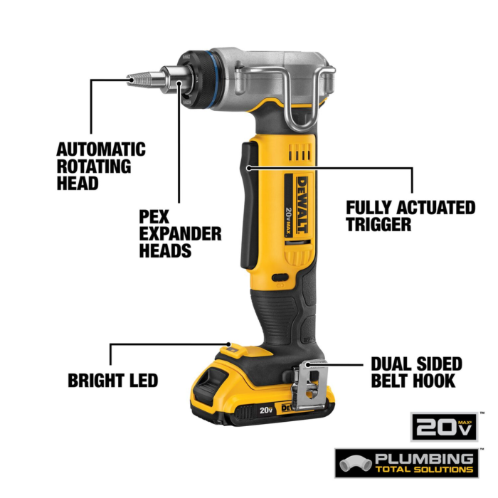 Dewalt DEWALT 20V MAX* Cordless Pex Expander (Tool Kit)