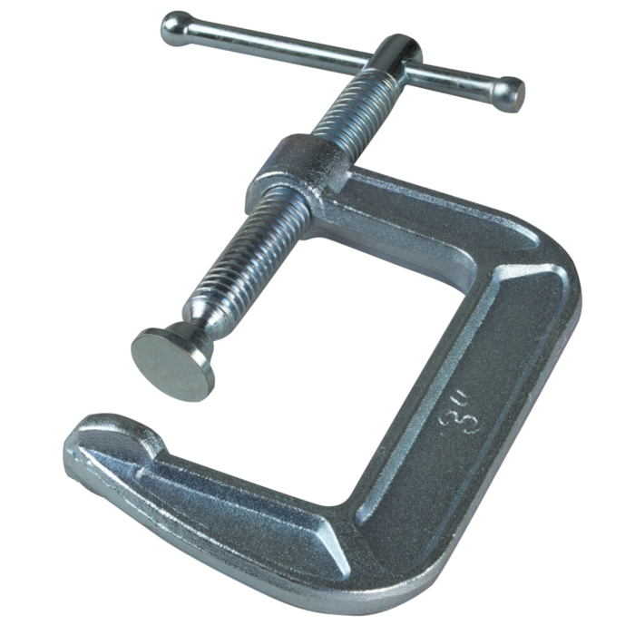 Bessey Tools Drop Forged C-clamp 3 Inch Capacity, 1-3/4 Inch Throat