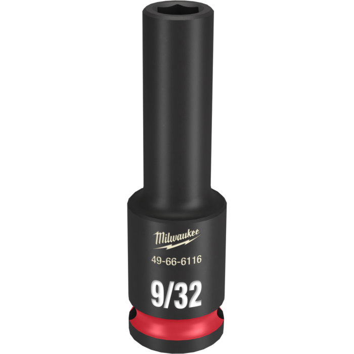 Milwaukee SHOCKWAVE™ Impact Duty 3/8" Drive 9/32" Deep 6 Point Socket
