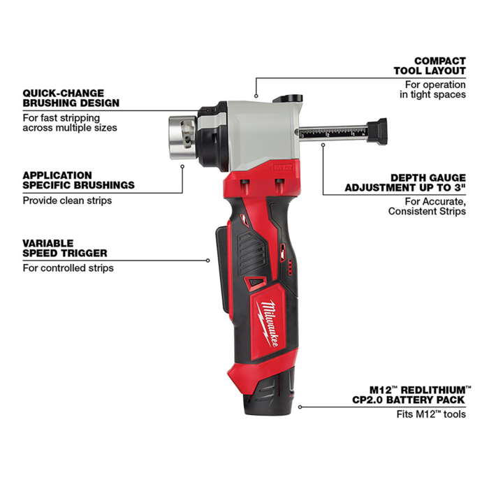 Milwaukee m18 2025 cable stripper