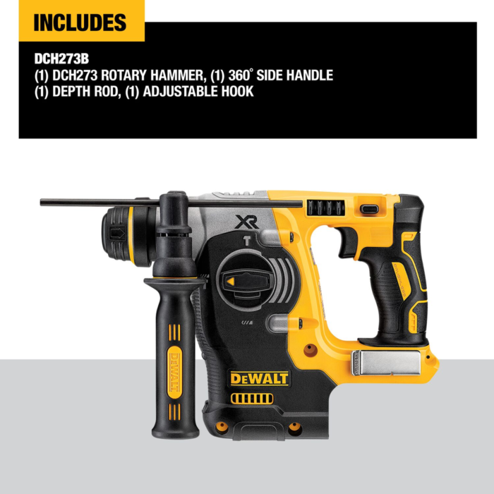 Dewalt DEWALT 20V MAX XR Brushless Cordless 1 in. SDS PLUS L Shape Rotary Hammer Tool Only