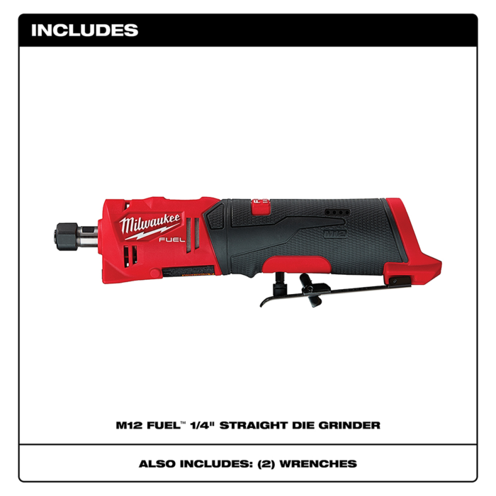 Milwaukee M12 FUEL Straight Die Grinder