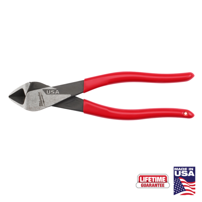 Milwaukee 8" Diagonal Dipped Grip Cutting Pliers (USA)