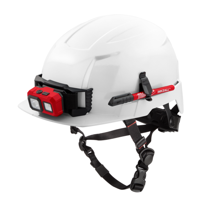 Milwaukee BOLT™ White Front Brim Safety Helmet (USA) - Type 2, Class E