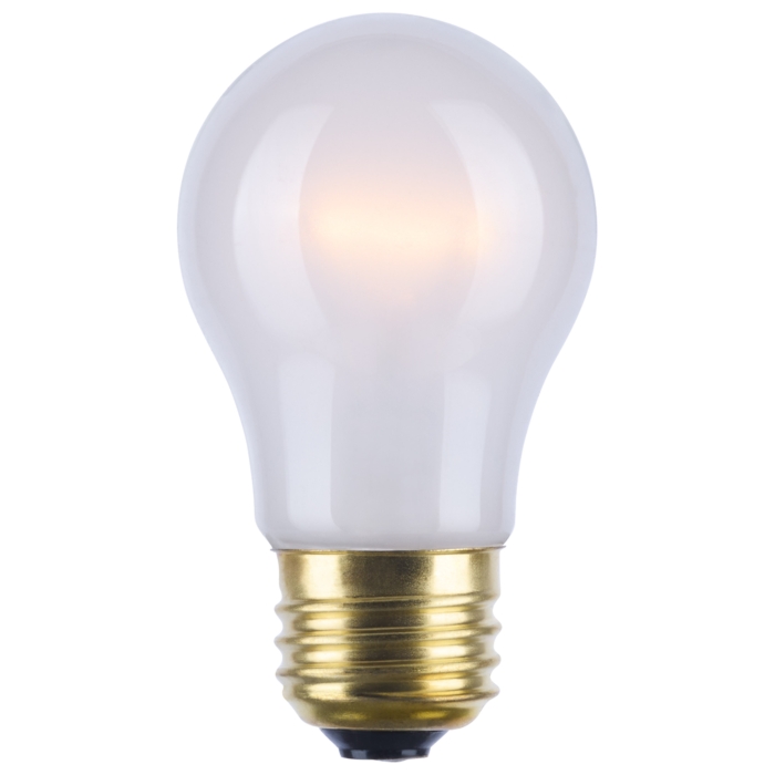 Satco 40 Watt A15 Incandescent - Frost - Appliance Lamp - 2500 Average rated hours - 290/217 Lumens - Medium base - 130/120 Volt - Carded