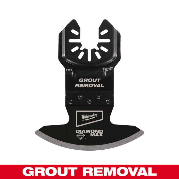 Milwaukee DIAMOND MAX™ Diamond Grit Grout Removal Universal Fit Oscillating Multi-Tool Blade (1 PK)