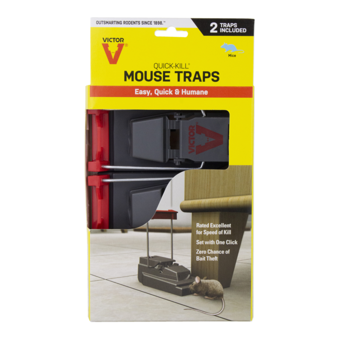 Victor 2-Pack Quick-Kill Mouse Traps