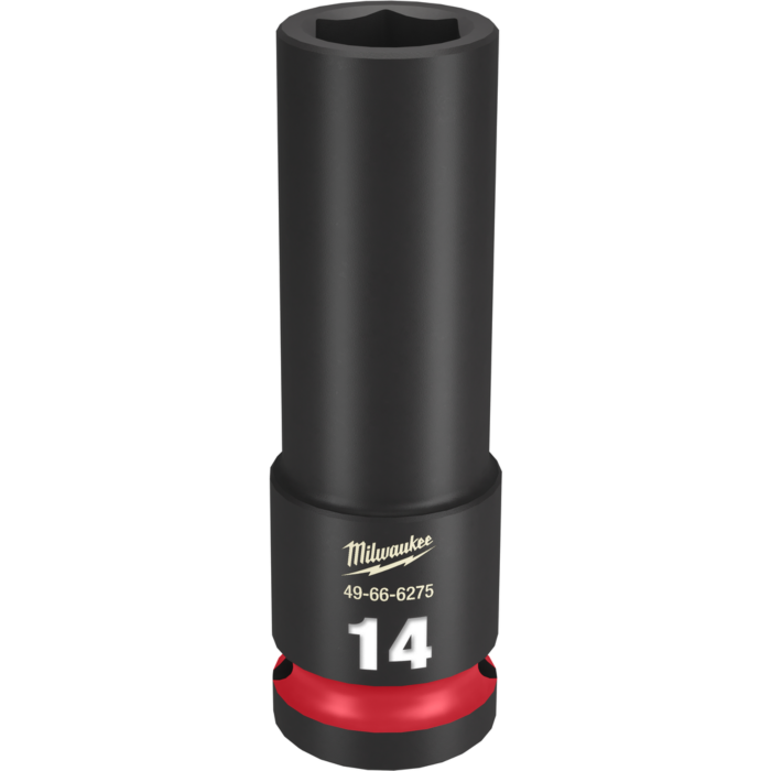 Milwaukee SHOCKWAVE™ Impact Duty 1/2" Drive 14MM Deep 6 Point Socket