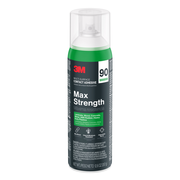 3M ™ Max Strength Contact Adhesive 90-NAT, 12.6 oz (357 g), 12/case