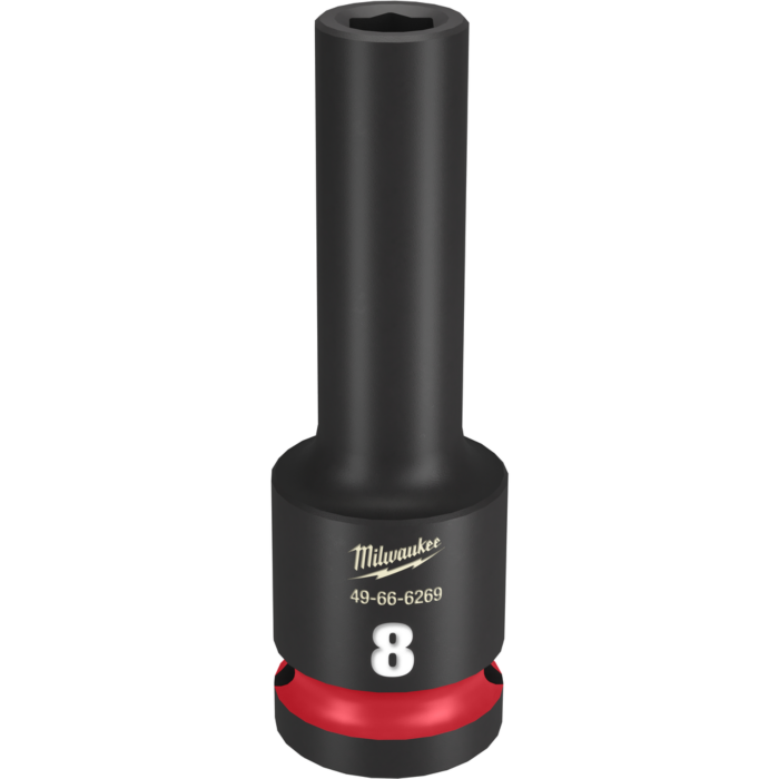 Milwaukee SHOCKWAVE™ Impact Duty 1/2" Drive 8MM Deep 6 Point Socket