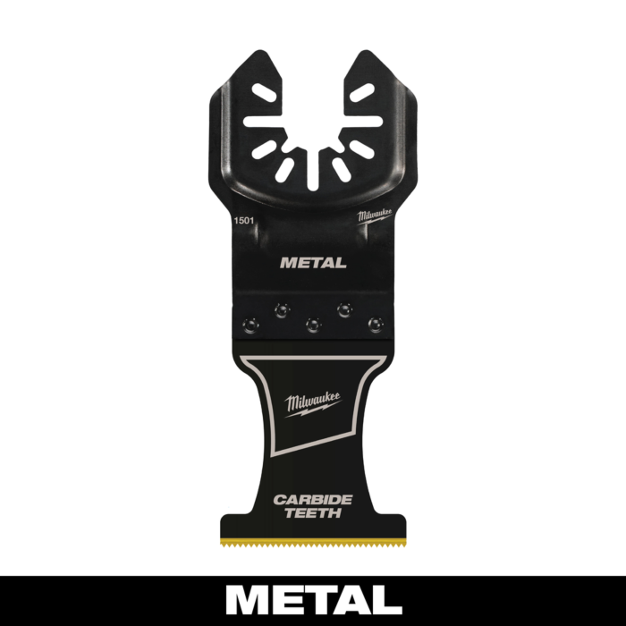 Milwaukee 1-3/8” Carbide Teeth Metal Universal Fit Oscillating Multi-Tool Blade (1 PK)