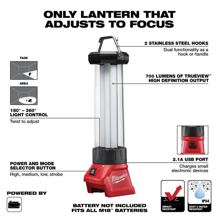 Milwaukee M18™ LED Lantern/Flood Light