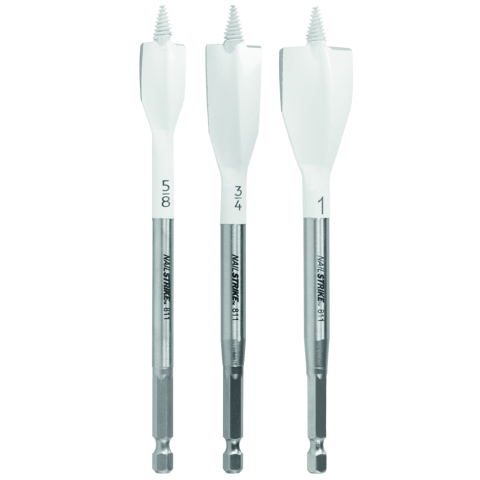 3 pc. Nail Strike Wood-Boring Bit Set