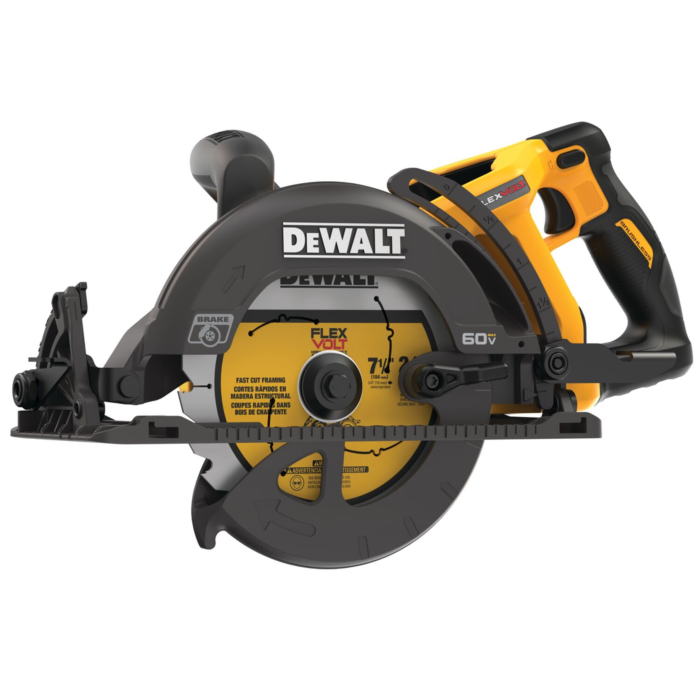 Dewalt DEWALT FLEXVOLT 60V MAX* 7-1/4 in. Cordless Worm Drive Style Saw (Tool Only)