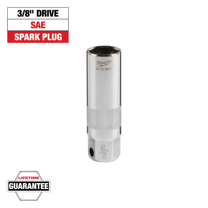 Milwaukee 3/8" Drive 5/8" Spark Plug Socket