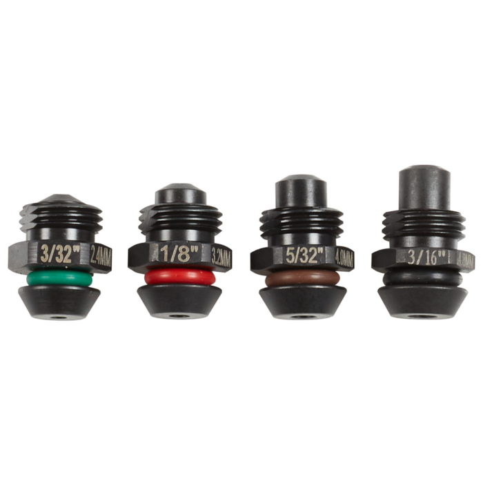 Milwaukee M12™ Rivet Tool Retention Nose Pieces 4PK