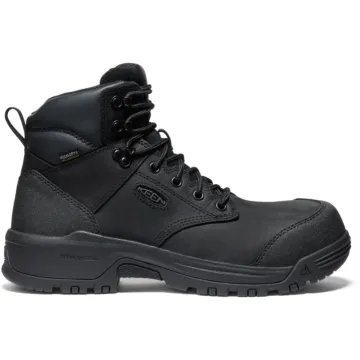 Men's Evanston 6 in. Waterproof Work Boot w/ Carbon-Fiber Toe (Black)