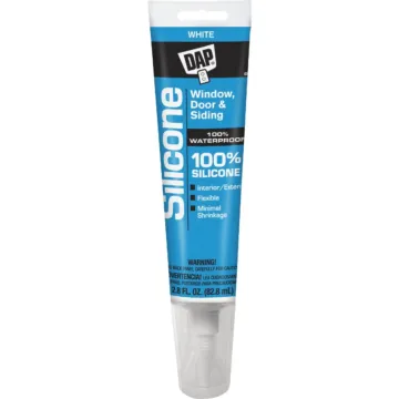 DAP Window, Door, & Siding Silicone Sealant (White) 2.8 oz