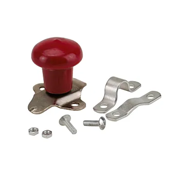 Double HH Red Color Spinner Mount Manual Steering Wheel Spinner