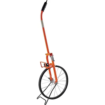 Keson MP401 Measuring Wheel, 9999.9 ft, 15-1/2 in Wheel, Rubber Wheel, Steel, Orange