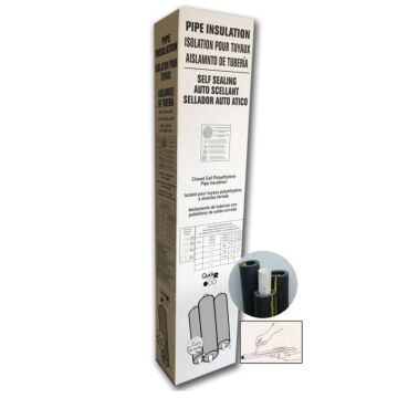 Tundra 54121T Pipe Insulation, 4-1/2 in ID x 5-1/2 in OD Dia, 6 ft L, Steel