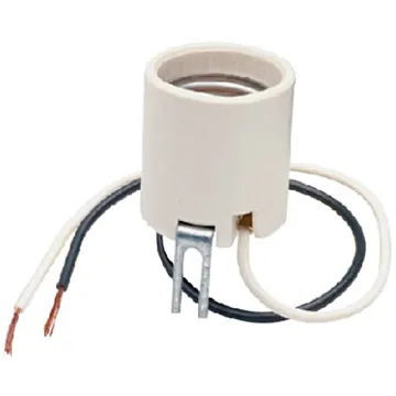 Pass & Seymour 8052CC10 Lamp Holder, 2-5/16 in Dia Dimensions, 250 V, 660 W, Porcelain Housing Material