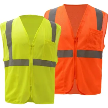 GSS SAFETY® 1001-2XL 2XL 100% Polyester Hi-Vis Lime Safety Vest