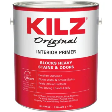 KILZ Original Oil-Based Low VOC Interior Primer Sealer Stainblocker - 1 Gal - White