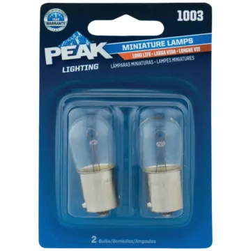 PEAK 12.8V Mini Incandescent Automotive Bulb (2pk)