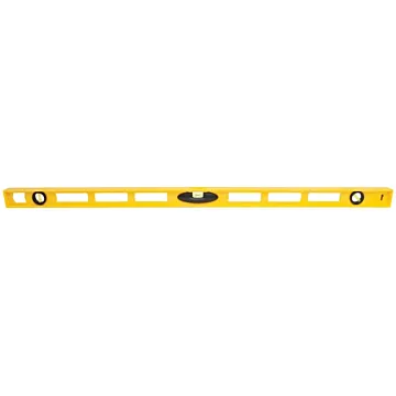 Stanley STANLEY 42-470 I-Beam Level, 48 in L, 3-Vial, 2-Hang Hole, Non-Magnetic, ABS, Yellow