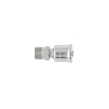 Parker Hannifin 3/8 in-18 Male NPTF Pipe Carbon Steel Rigid Hydraulic Hose End