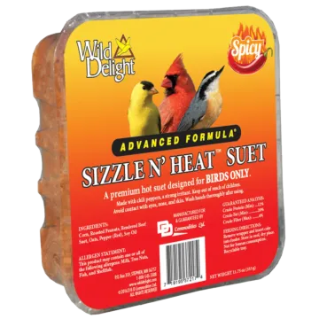 Wild Delight® D & D Commodities Wild Delight® 372175 11.75 oz Dry Sizzle N’ Heat® Suet Wild Bird Food