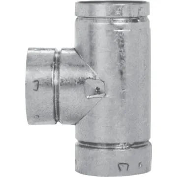 SELKIRK Steel Gas Vent Tee - 4 in.