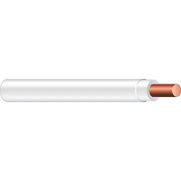 Southwire #10 THHN Solid Electrical Wire White
