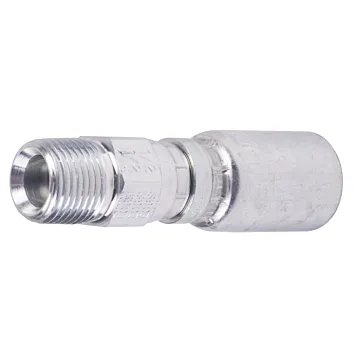Parker 1/2 in-14 Male NPTF Pipe Carbon Steel Swivel Hydraulic Hose End