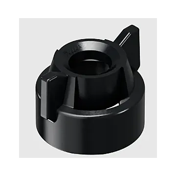 TeeJet QJ Round Cap & Gasket, Black