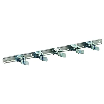 Crawford SG5 Organizer Bar, 5-Compartment, Steel, White